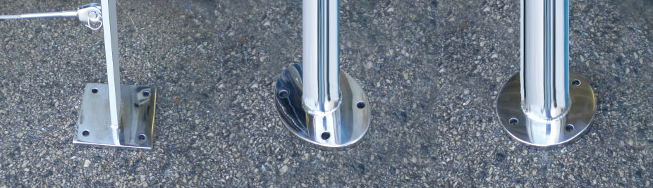 platine carrée, ovale ou ronde