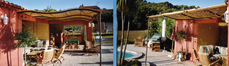 pergola en acier